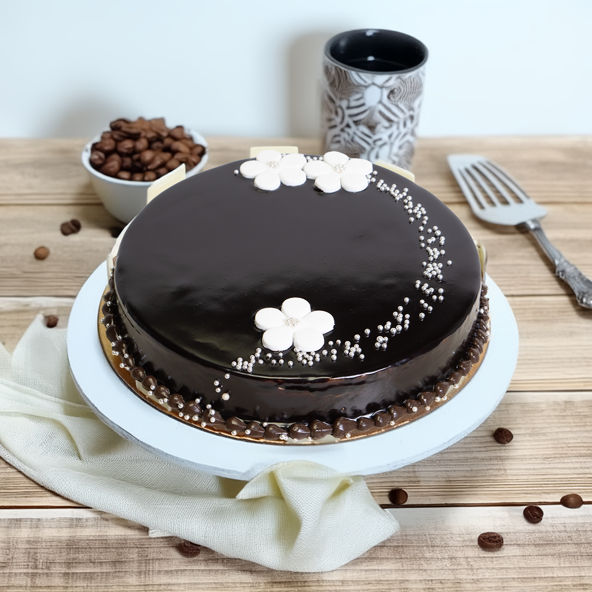 Chocolate Coated Cake